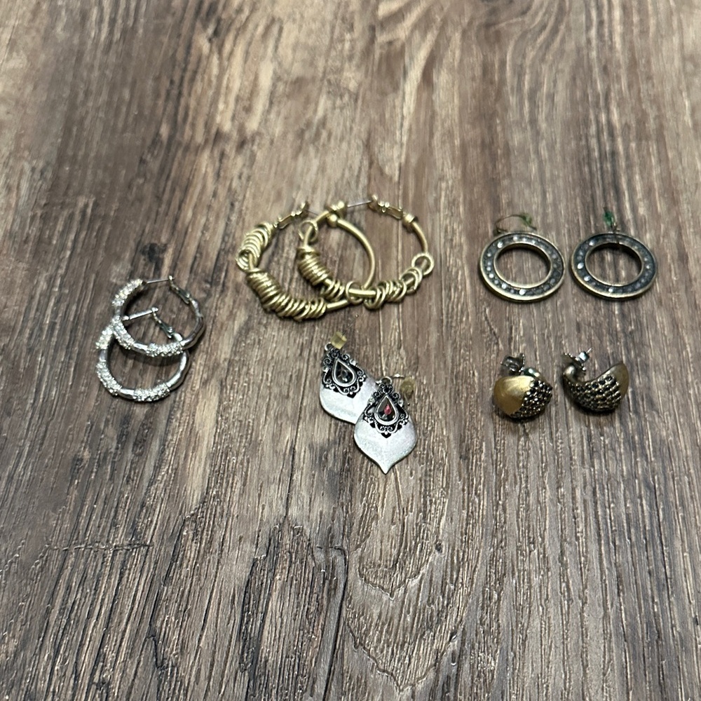 Lia Sophia Gold and Silver Earring Collection